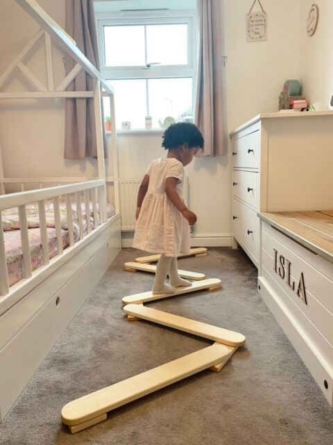 Balance Boards Balancierbrett für Kinder Holz Gleichgewicht Spielzeug für Baby