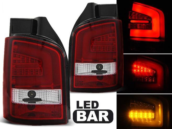 Feux led LTI VW T5 10-15 rouge blanc hayon contre l'humidité des phares