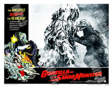 GODZILLA VS THE SMOG MONSTER 1972 11X14 BATTLES POLLUTION OOZE LOBBY CARD # 5