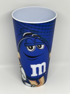 M&M's World Characters Lenticular 24oz Cup Set of 4 New with Box