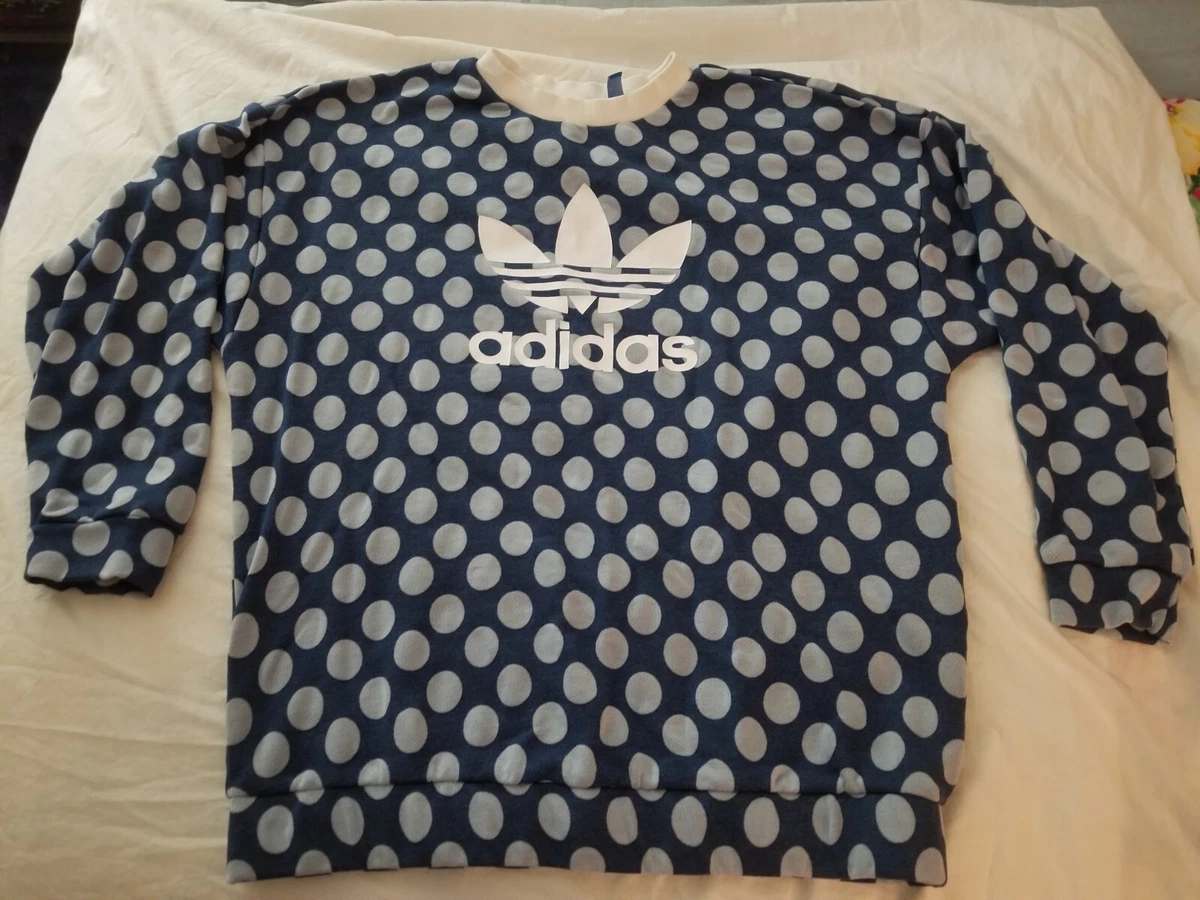 Adidas polka dot sweatshirt sale
