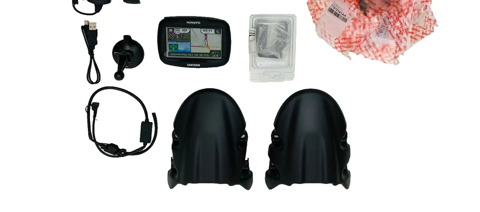 Garmin Zumo 390 Navigationskit Ducati Diavel 1200 Carbon Chrom CD 96680311A Neu - Bild 4 von 4