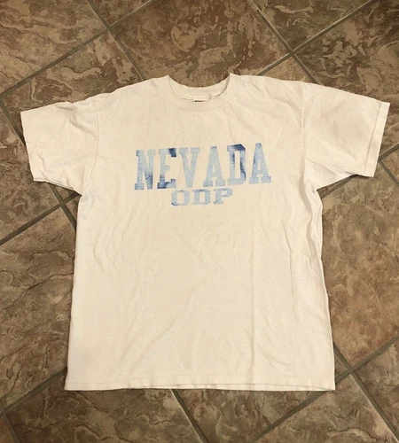 Vintage Nevada Soccer (ODP)Olympic Development Program Tryout T-shirt Size Large