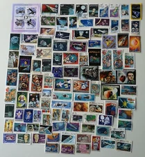 Space/Cosmos Stamps Collection - 100 to 2000 Different Stamps 