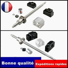 Vis à billes SFU1605 et boîtier d'écrou et roulement fixe BK /BF12 250-1550mm FR