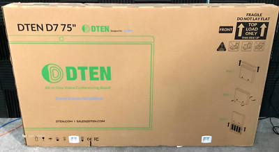 DTEN D7 75'' All-In-One Interactive Whiteboard Display 4K DB50475E ZOOM    