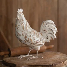 Farmhouse Tabletop Rooster Home Decorative Collection Figurine
