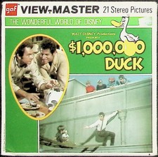 Walt Disney's 1,000,000 Duck 3d View-Master 3 Reel Packet - Full Color Images