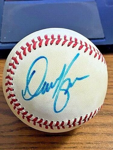 DAVE KINGMAN 2 SIGNED AUTOGRAPHED ONL FEENEY BASEBALL!  Mets, Giants, Cubs! - Picture 1 of 2