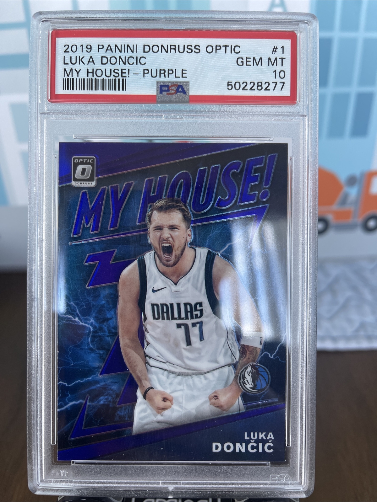 Luka Doncic 2019 Optic #1 My House! - Purple Price Guide - Sports