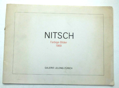 Hermann Nitsch. Colored Pictures 1989. Galerie Lelong, Zurich. 1990
