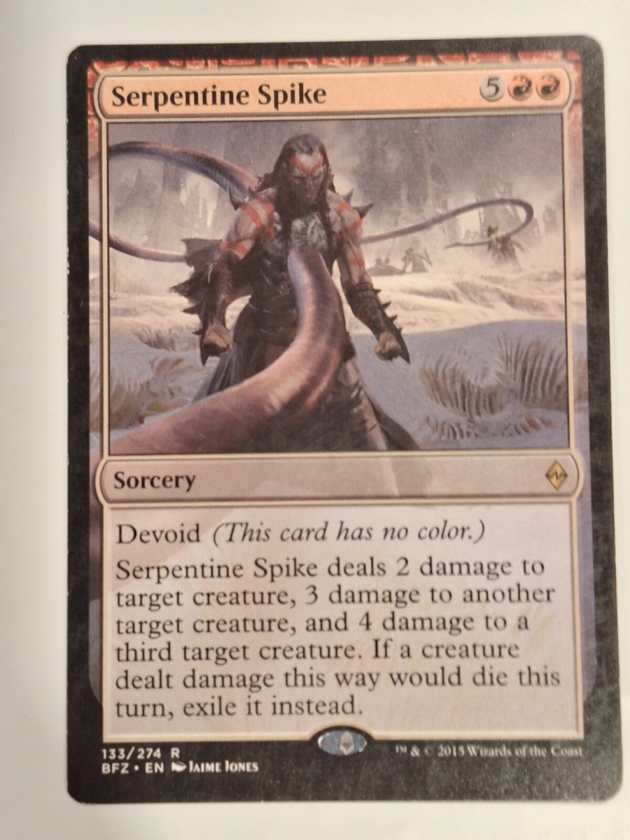 Serpentine Spike - Battle for Zendikar Magic the Gathering MTG Nice!