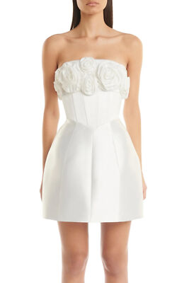 cotton mini dress white x JENNIE Bianca Cotton Mini Dress