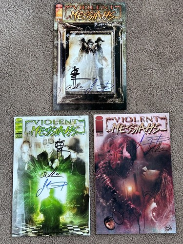 Messia violento firmato da collezione #4, #5, #6 fumetti immagine - Foto 1 di 6