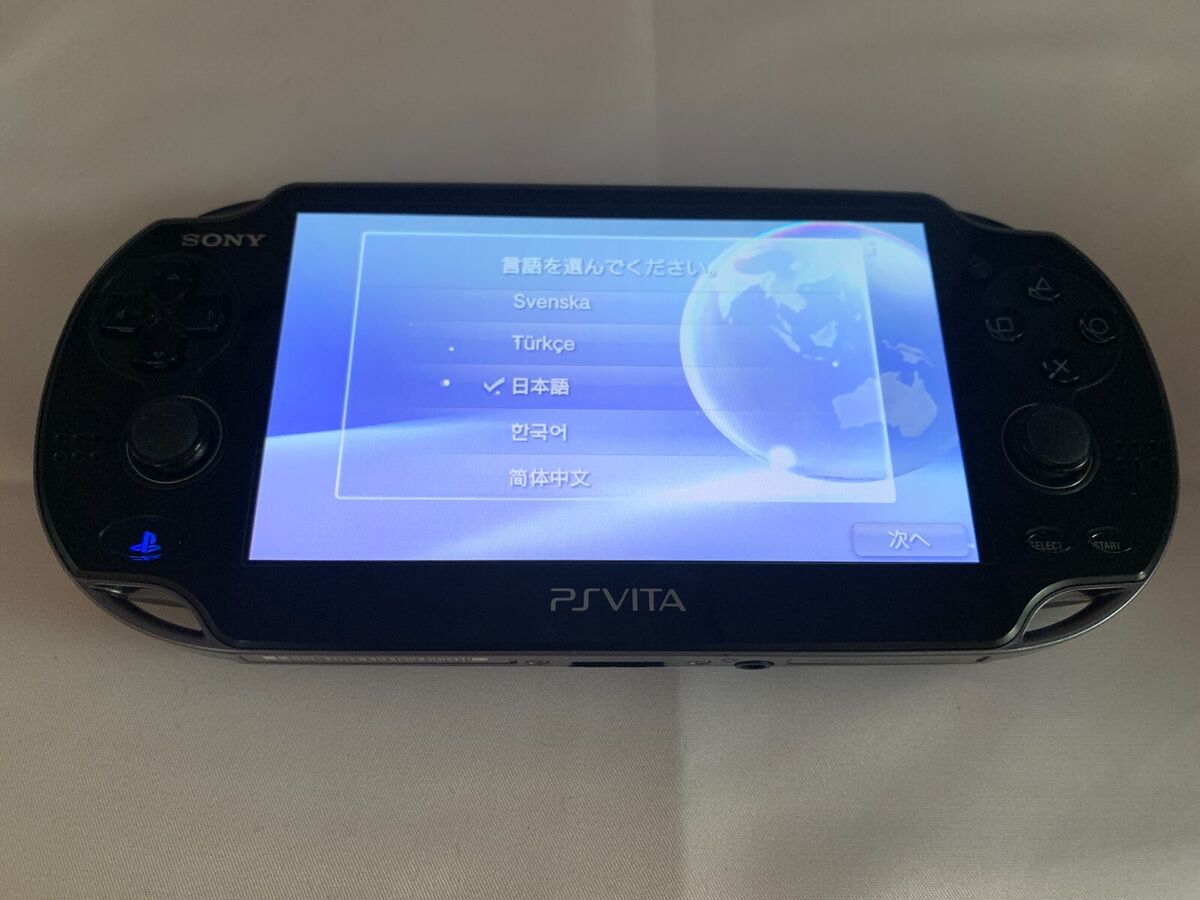 SONY PlayStation PS Vita PCH-1000 ZA01 Crystal Black Wi-Fi SONY PlayStation PS Vita PCH-1000 ZA01 Crystal Black Wi-Fi