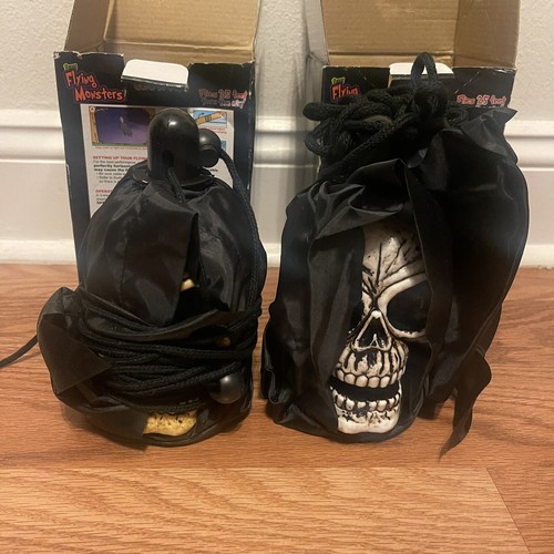 2 Tekky Toys Halloween Spirit Scary Flying Monsters GRIM REAPER Noise Sound - Picture 4 of 6