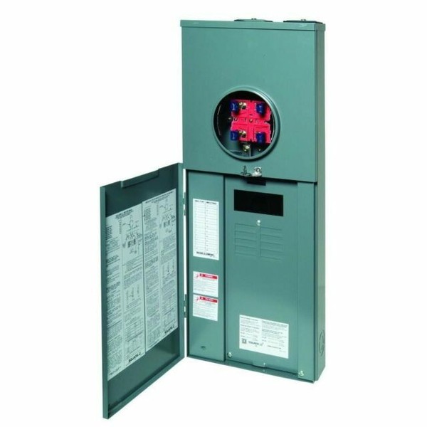 Square D Qo 200 Amp 8space 16 Circuit Outdoor Main Breaker Panel Ringless Csed for sale online