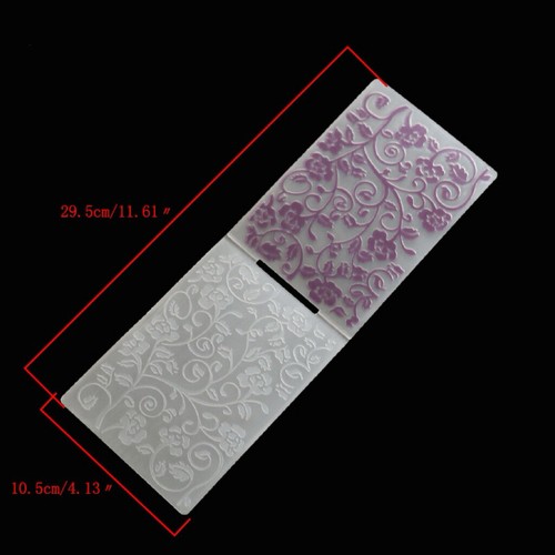 Carpeta de estampado de plástico 3D Love Heart Fondant plantilla corte álbum de recortes hágalo usted mismo - Imagen 4 de 15