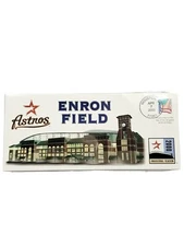 Houston Astros Enron Field 2000 Stamped Post Marked Envelope 1st Game Inaugural