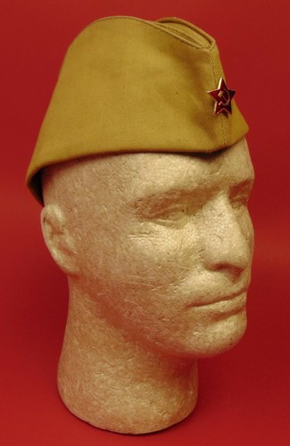 Russian WW2 Pilotka Side Cap Sz 60 XL 