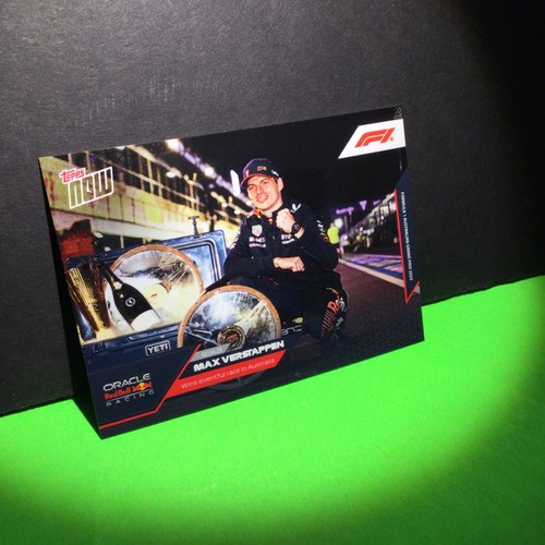 2023 Topps Now F1 #007 MAX VERSTAPPEN Wins Australian Grand Prix Formula 1 - Picture 2 of 5