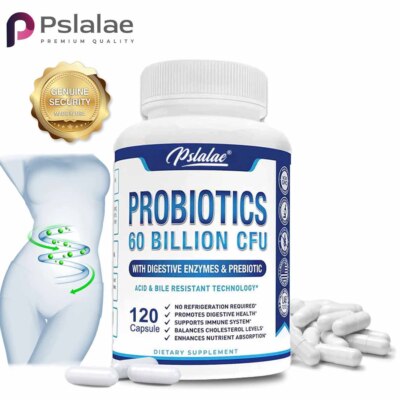 Probiotics 60 Billion CFU Kapseln - Verdauungsgesundheit, Immununterstützung