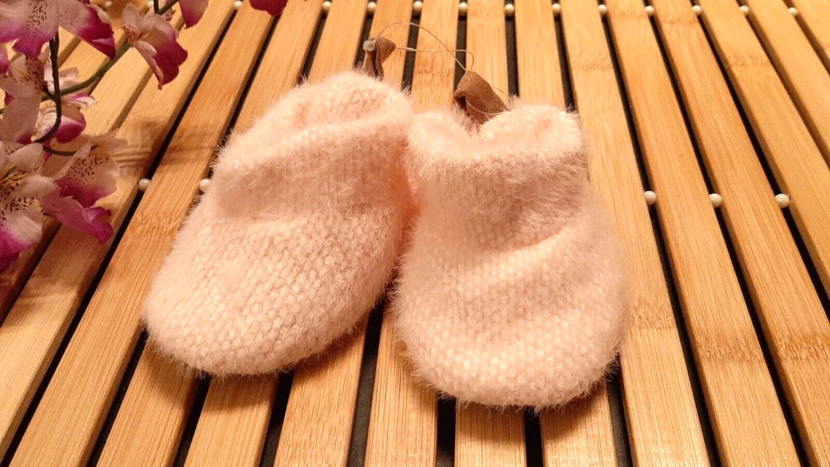 Fuzzy cheap baby booties