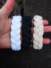 Handmade Cotton wrap bracelet sailor knot string nautical rope braided bracelet