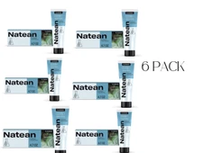 6 X Natean Fluoride Whitening Toothpaste, Clean Mint - 4.7 oz EXP 01/2024