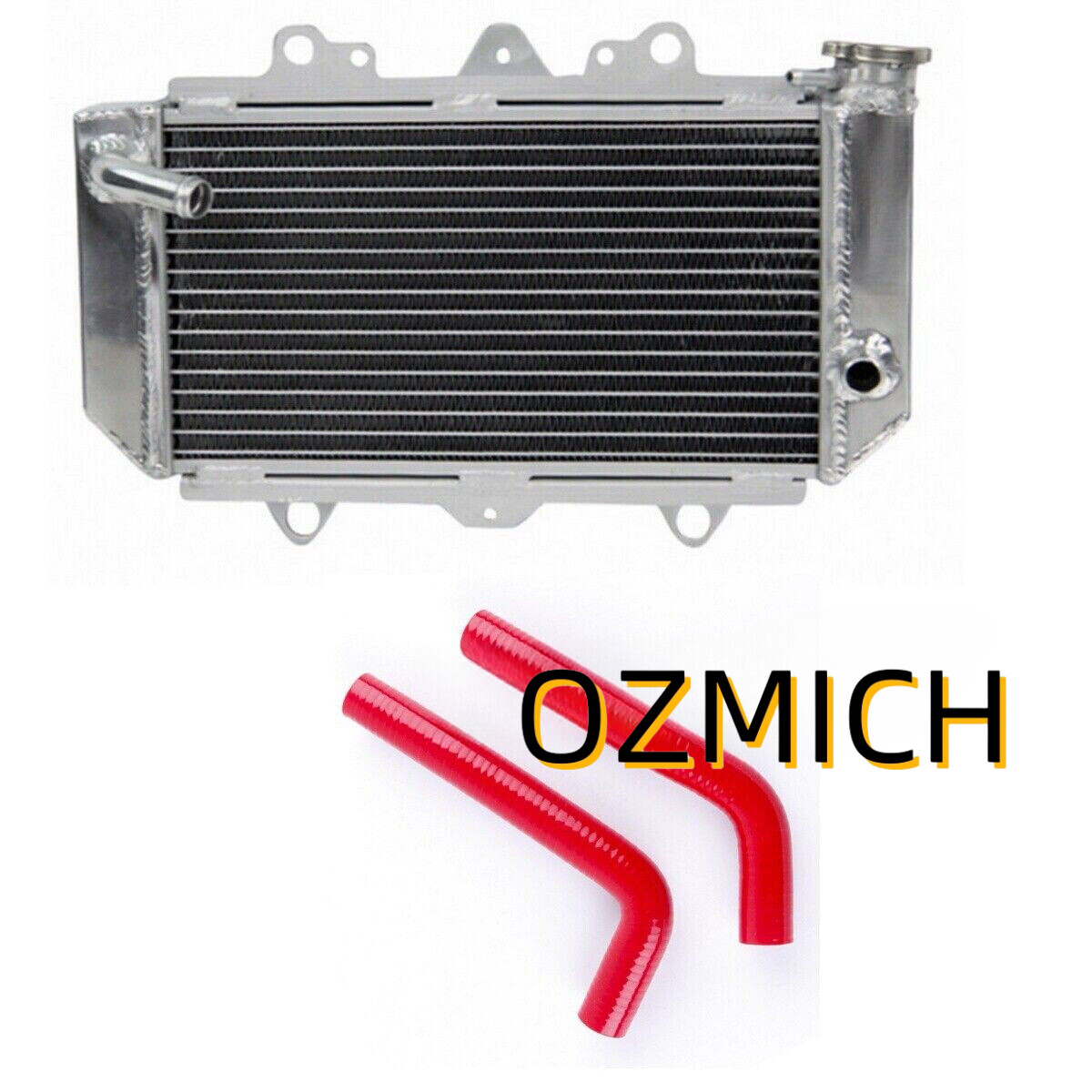 2 Row Aluminum Motorcycle Radiator For 2004-2008 2005 Yamaha YFZ450 YFZ