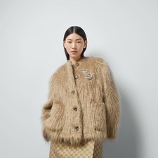 Gucci Mohair Blend Coat Jacket-bnwt- Rrp$5,500 Usd +tax