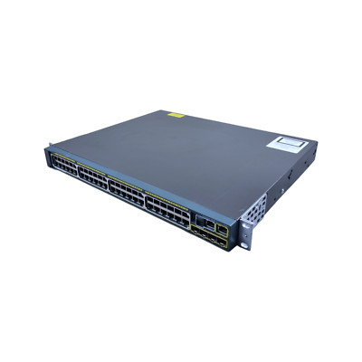 CISCO  WS-C2960S-48FPS-L V02 Catalyst 48 GigE PoE  4 x SFP LAN Base 2x Stack