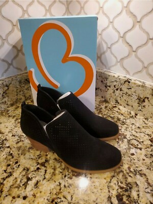 Baretraps Rizzo Black Ankle Booties 