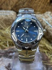 Vintage Men’s Silver Tone Seiko Kinetic Auto Relay Watch. Runs Great Keeps Time