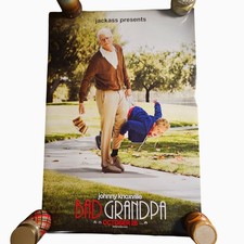 Jackass Presents Bad Grandpa 2013 Movie Poster 27x40 Johnny Knoxville D/S