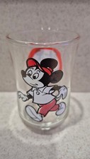Vintage Disney Mickey Mouse Club Juice Glass 6oz Walt Disney Production