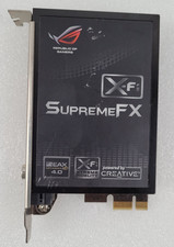 Creative ASUS ROG SUPREME FX X-FI RAMPAGE  EXTREME Sound Card; Tested