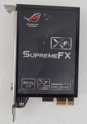Creative ASUS ROG SUPREME FX X-FI RAMPAGE || EXTREME Sound Card; Tested