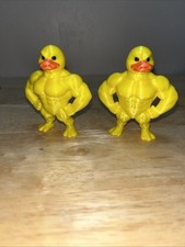 Muscle Duck 3D Printed Figurines x2 Funny Desk Decoration Muscular / Buff Duck