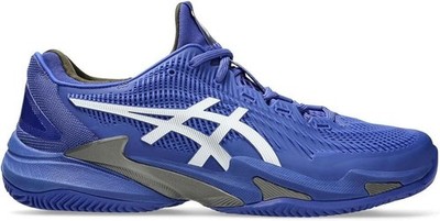Asics Court FF 3 Novak Tennis Sneaker Blau Weiß UK 8 EU 42,5 NEU