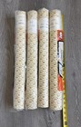 VTG Thomas Strahan Vinyl Coated Wallpaper 4 Floral Rolls Deadstock 20.5” Width — photo 1