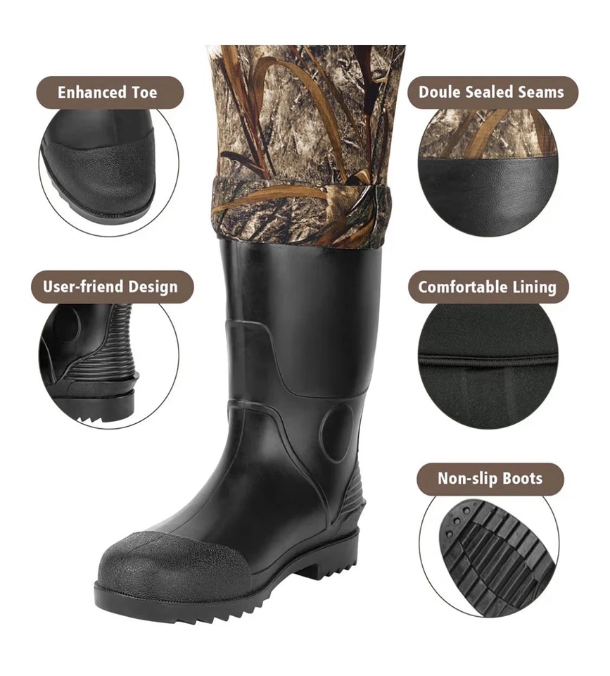 MENS HUNTING CHEST WADERS - Image 3 of 4
