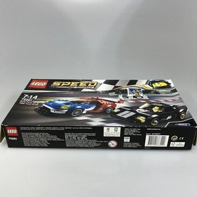 LEGO SPEED CHAMPIONS 2016 Ford GT & 1966 Ford GT40 75881 In 2017 New Retired