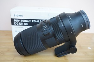 Sigma 100-400mm f/5-6.3 dg dn os lens. Sony E-mount.