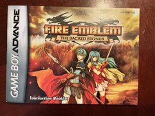 Fire Emblem: The Sacred Stones (Nintendo Game Boy Advance, 2005) GBA with manual