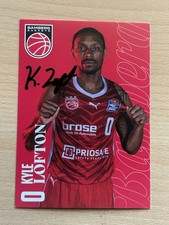 Kyle Lofton Bamberg Baskets Autogrammkarte original signiert #46262