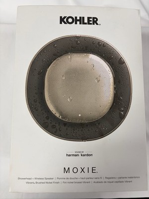Kohler Moxie Bluetooth Showerhead Wireless Speaker Waterproof Brushed Nickel