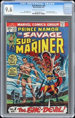 1973 Marvel Sub-Mariner #65 CGC 9.6