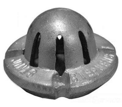 Jones Stephens S60002 2" Aluminum Dome Strainer Porcelain Coated Cast Iron - Picture 1 of 6