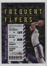 2020-21 Panini NBA Hoops Frequent Flyers Purple Explosion Anthony Davis #5 00em